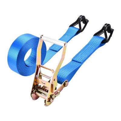 2 pouces 5000kgs poignée en aluminium Socle d'attache à cliquet avec crochet de cygne enduit en caoutchouc