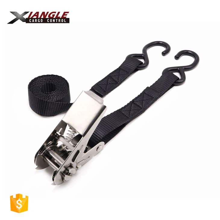 Sangle à cliquet en acier inoxydable avec s hook