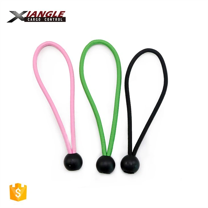 Cordon de boule élastique en latex de bonne qualité de 6 mm avec petite balle