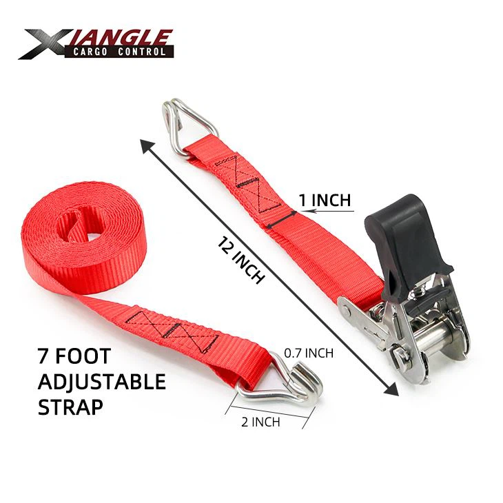 1’’ Stainless Steel Ratchet Cargo Lashing Strap