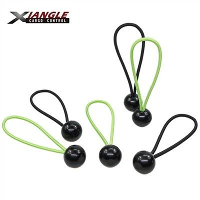 4mm Élastique Vert Noir Canopy Bungee Cord Ball Attache Pour Tente Camping En Plein Air