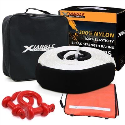 Kit de sangle de récupération de sangle de remorquage robuste en nylon 17636 LBS Sangle de récupération de capacité nominale