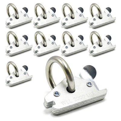 Vente en gros 2000Lbs Heavy Duty O-Ring Ancrages E Track System Accessoires