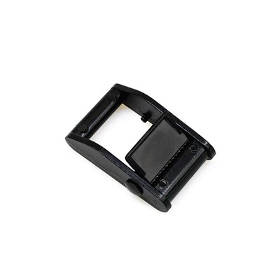 Boucle de verrouillage à came de sangle d'arrimage de cargaison de revêtement noir de 25 mm