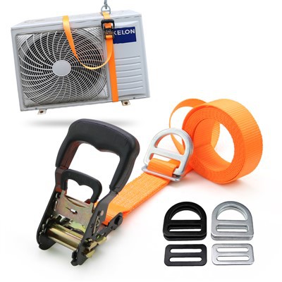 Outdoor Air Conditioner 1.5 Inch Plastic Handle Ratchet Strap